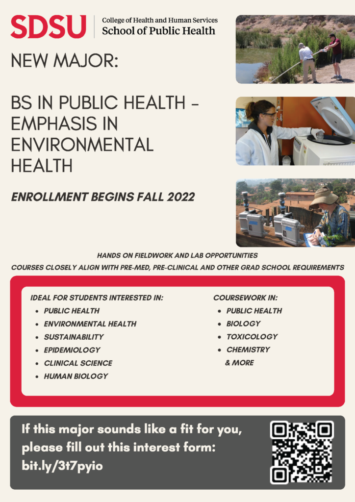 New Major in Environmental Health