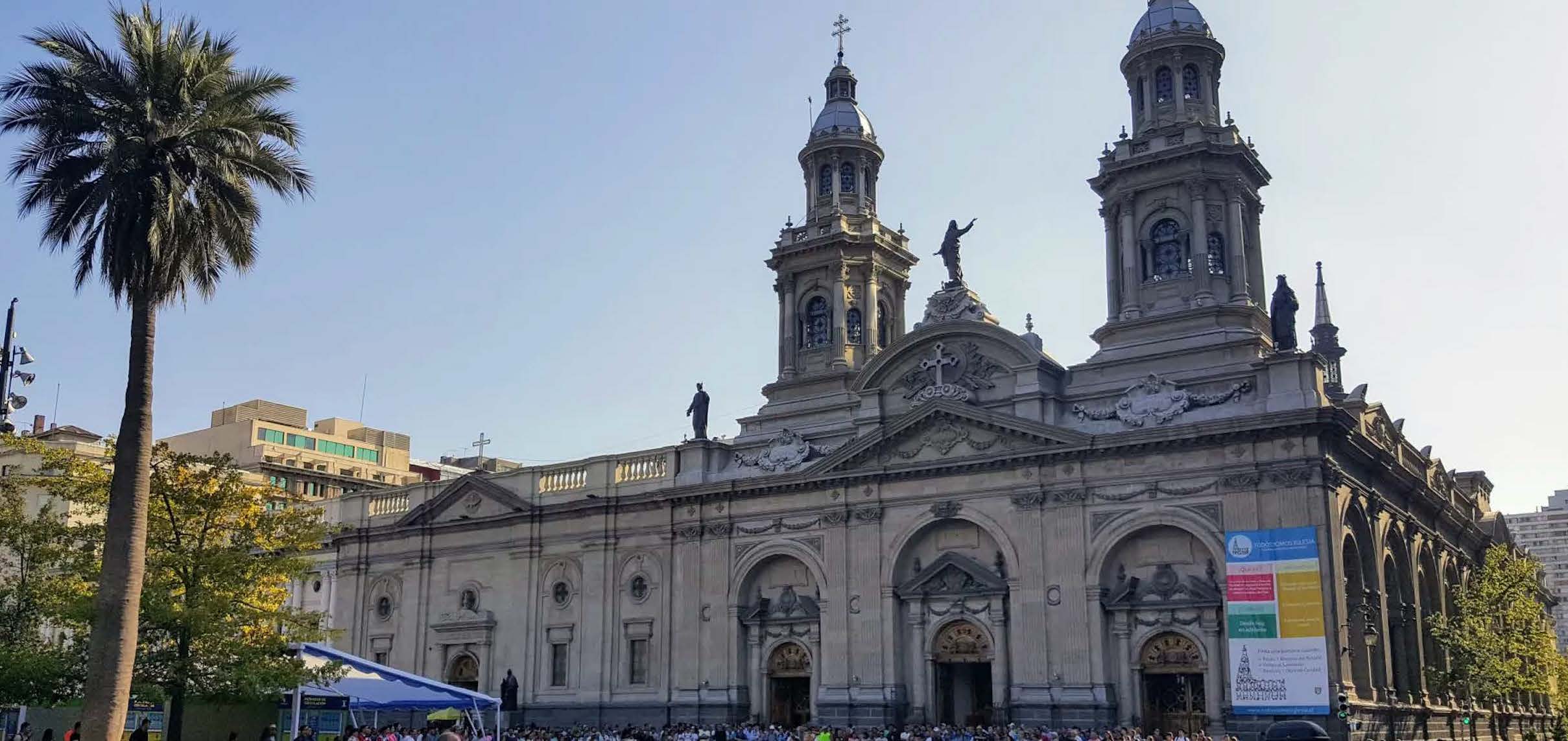 Old religious building in Santiago