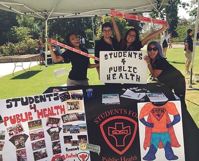 SP4H table at Explore SDSU