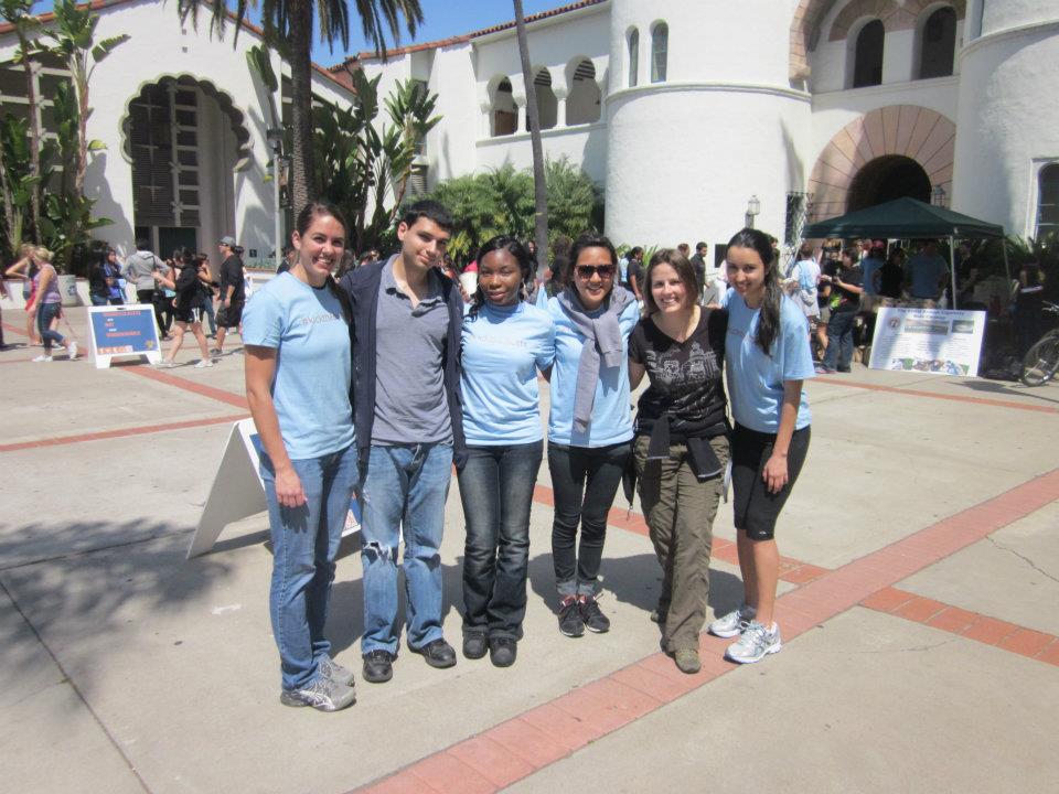 SPH Student Council Members at the 3rd Annual Cigarette Butt Clean-up