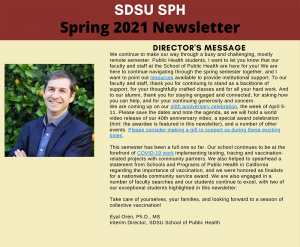 Preview of SPH Spring 2021 Newsletter