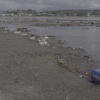 Trash and other debris captured at the Tijuana River Valley Regional Park in February 2024. (Photo: Prebys Foundation)